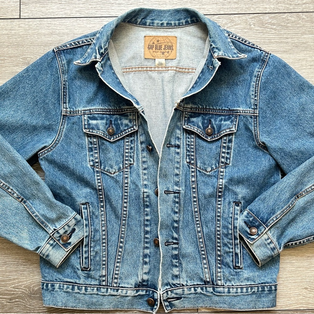 Gap Blue Denim Jacket Men’s Vintage Jacket